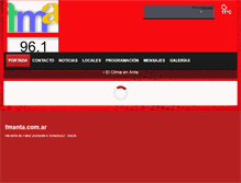 Tablet Screenshot of fmanta.com.ar